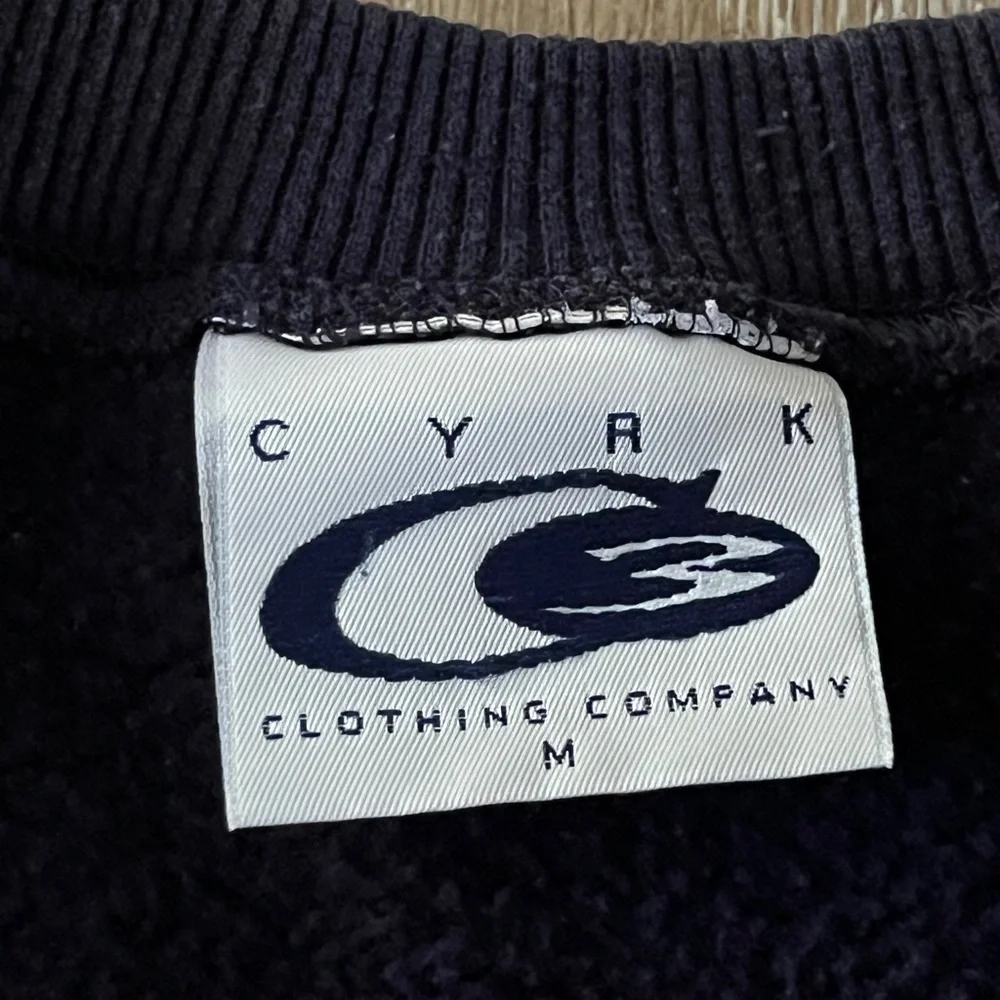 CYRK Clothing Company Pullover Sweatshirt Maine Lobster Navy Blue Size M USA - Picture 3 of 8
